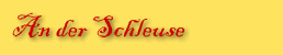 Schleuse
